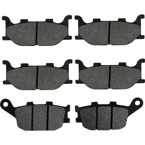 Motorcycle Front and Rear Brake Pads for Yamaha FZ 6 FZ6 Fazer Fairing 2 Piston Caliper 04-07 XJ6 XJ 6 S 2013