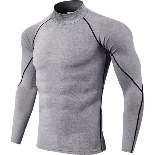 New Quick Dry Running Shirt Men Bodybuilding Sport T-shirt Long Sleeve Compression Top Gym t Shirt Men Fitness Tight Rashgard