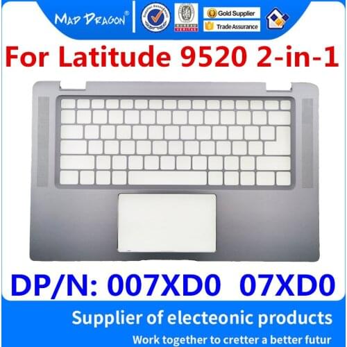 New Original 007XD0 07XD0 AM30H000C01 For Dell Latitude 9520 2-in-1 GDA55 Laptop Replacement Palmrest Upper Cover Case Assy