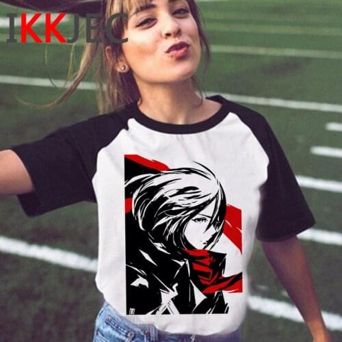 Attack on Titan Shingeki No Kyojin t-shirt men couple print white t shirt casual vintage clothes t shirt ulzzang