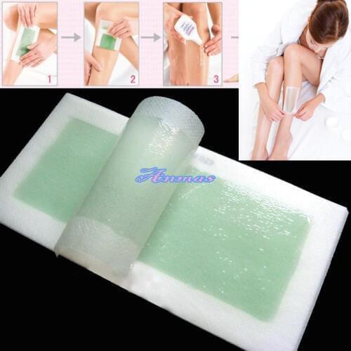 20 Pairs (DOUBLE SIDE) Cold Wax Hair Removal Strips For Leg Body Facial Natural Ingredients Convenient Health No Need To Heat