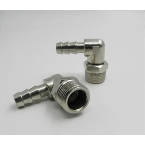 Tube size 4mm-M5 thread pneumatic male brass hose barbed fittings