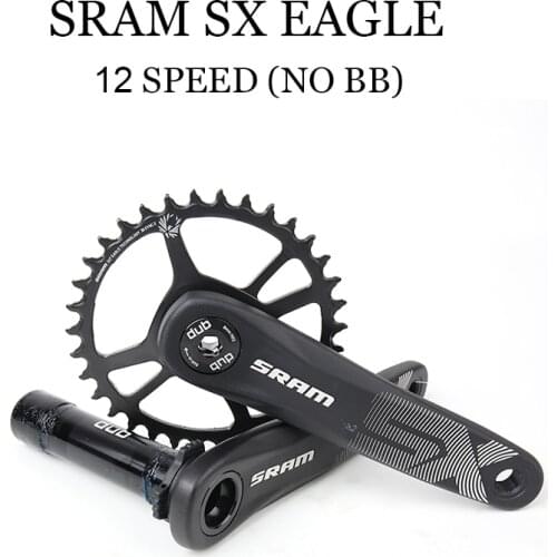 SRAM FC SX NO BB EAGLE DUB 1X12 12 Speed Steel Chainring 34T 170mm 175mm MTB Bicycle Part Crankset 6mm offset 38T 104BCD
