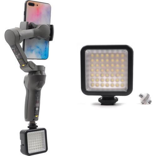 W49 LED Light for Video Shooting Facebook Live Illumination Lighting Lamp with 1/4 Screw for DJI OSMO Mobile 3 / 2
