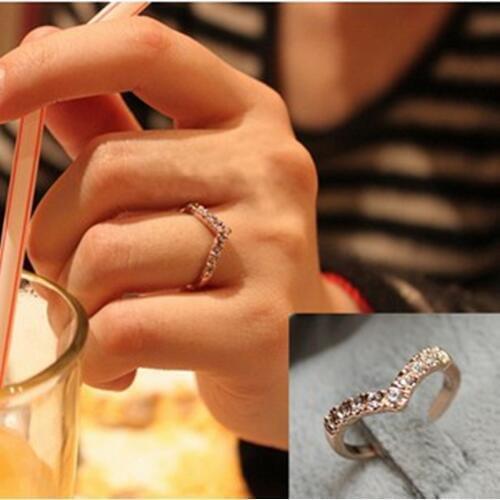 High quality zircon engagement rings for female gold heart love wedding ring austrian crystals womens jewelry