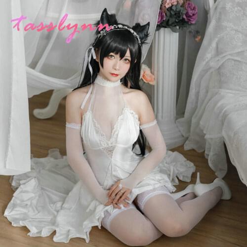 Game Azur Lane IJN Atago Cosplay Wedding Dress IJN Atago Cosplay Costume Azur Lane Costume for Women