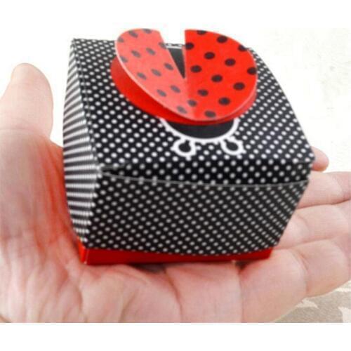 3D Wing Cute Insect Gift Boxes 50pcs Wedding Baby Shower Favor Candy Box Chocolate Packaging for Birthday Party