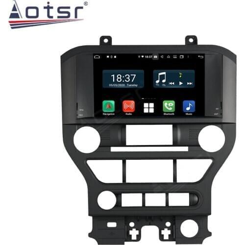 Android 10.0 Car GPS Navigation Multimedia Auto Radio Player for Ford Mustang 2015-2020 stereo Car DVD Player head unit recorder