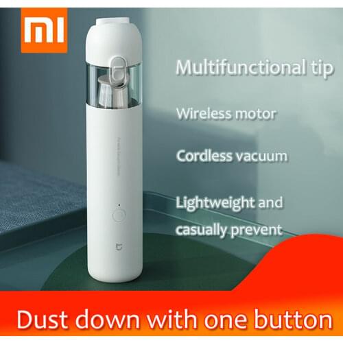 XIAOMI MIJIA Mini Wireless Handheld Vacuum Cleaner Portable Desktop Dust Cleaning Tool For Home Handheld Car Vacuum Cleaner