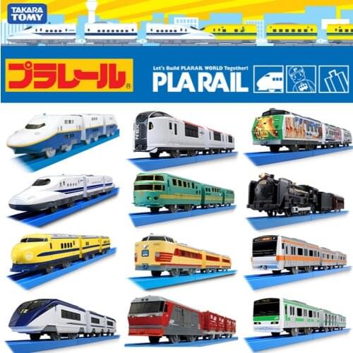 Takara Tomy Tomica Plarail Electric Train Track Car Boy Toy Electric Train Locomotive High Speed Rail Transport Truck Model Toy