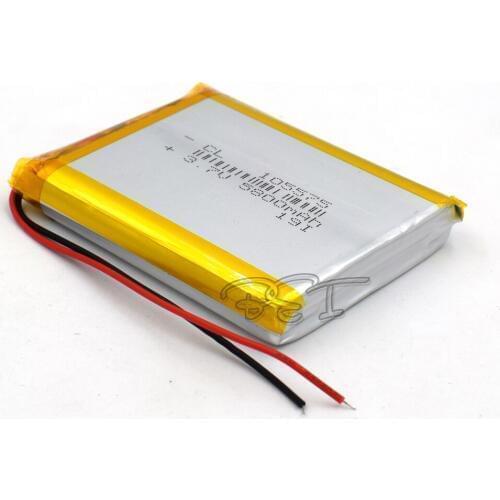 Lithium Polymer Battery 105575 3.7V 5800mah Rechargeable Liion Cell Li-Po For DVD PAD PDA MP5 GPS Powerbank Notebook Tablet PC
