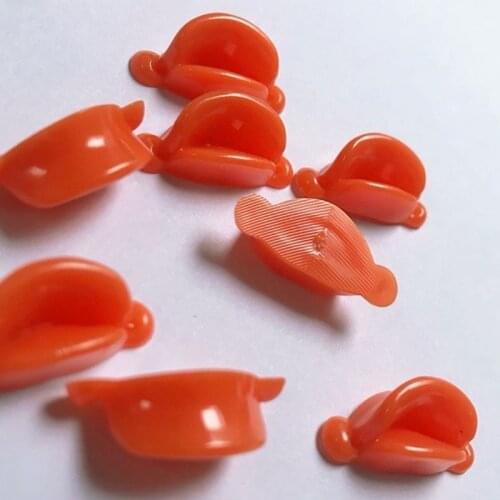 10PCS Creative DIY Handicrafts Duck Toy Accessories Spare Part Screw Style Duck Bill Duck Mouse Nose for DIY Handicrafts