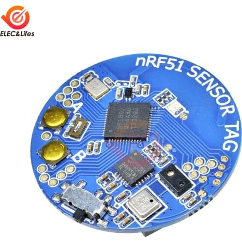 NRF51802 Bluetooth 4.0 Temperature Air Pressure Atmospheric Acceleration Gyroscope Ambient Light Sensor Module