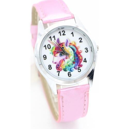 New Unicorn Desgin kids Cartoon Fashion Watches Quartz Childrens Jelly Boy Girl Students Wristwatch Relogio Kol Saati Clock