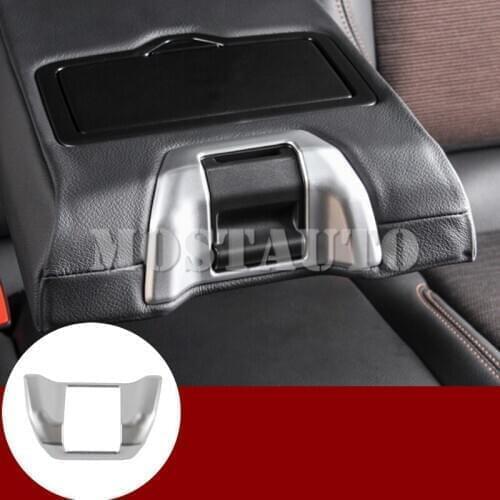 For Audi Q5 Interior Rear Seat Armrest Box Switch Frame Cover Trim 2017-2020 1pcs Car Accessories Interior Car Decor Car Trim