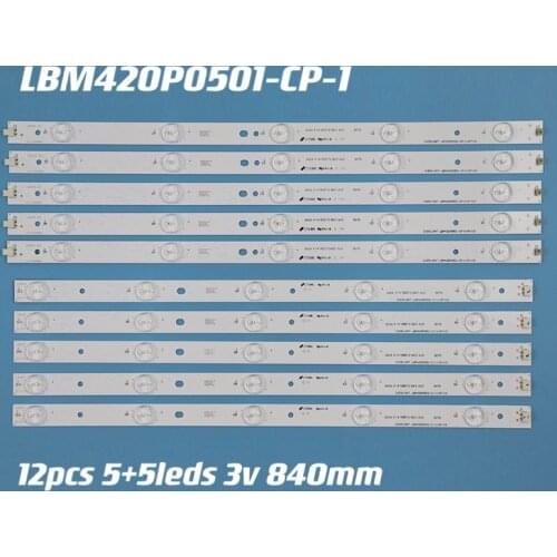 LED Backlight strip 10 lamp For Sharp 42"TV LC-42LD266K LBM420P0501 TPT420H2-HVN06 LC-42LB150U LBM420P0501-CP-1 LBM420P0501-CJ-1