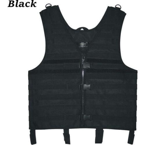 Tactical Molle Soft Vest Military Airsoft Hunting Fishing Outdoor Body Armor Shooting Paintball Adjustable Straps Combat Vest