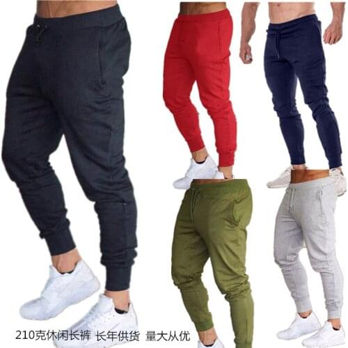Men pencil pants Sweatpants Autumn Winter Man Gyms Fitness Bodybuilding Joggers Workout Trousers Men Casual Cotton Pencil Pants
