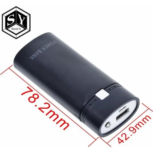 GREAT IT Detachable Design With Indicator Light For Smart Phone Power Bank Case Battery Practical For 18650 Battery