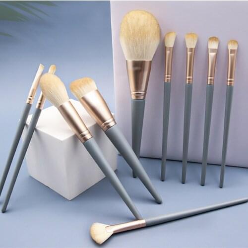 10Pcs Professional Fashion Women Makeup Brushes Set Eyeshadow Concealer Eye Make Up Brush Cosmetics Beauty Tools
