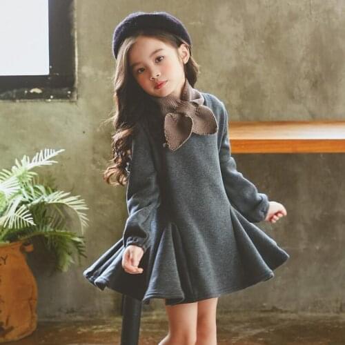 2020 Girl Blouse Long Sleeve Thick Warm Winter Autumn Spring Children Clothes Kids Shirts Long Baby Toddler Princess Girls Tops