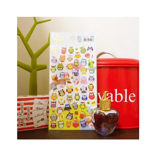 30pcs/lot Cute Giraffe & Owl style paper multifunction sticker Decoration label DIY sticker Stationery
