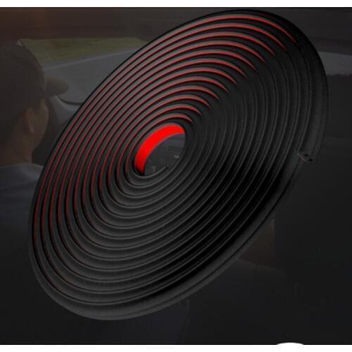 5M Automotive Rubber Seal Strip Sticker B Shape for Chevrolet Cruze Trax Aveo Lova Sail Epica Captiva Volt Camaro Cobalt