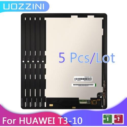 5pcs/Lot For Huawei MediaPad T3 10 AGS-L03 AGS-L09 AGS-W09 T3 LCD Display Touch Screen Digitizer Assembly Frame 100% Tested