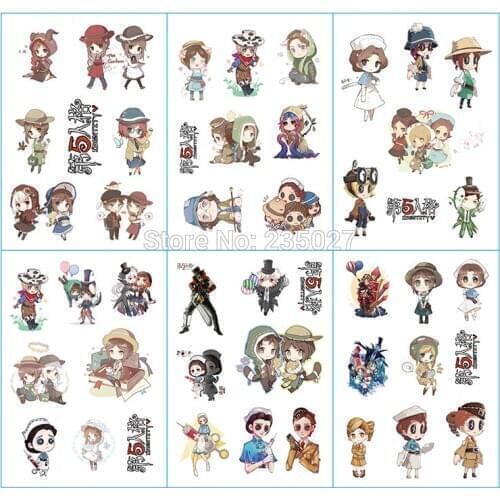 60 sheets/lot Identity V sticker Joseph Marta Betanfeld cartoon wall stickers for kids rooms gifts