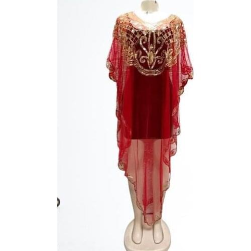 African womens dress African dress sequins high quality top fashion African womens dress A coat african dress