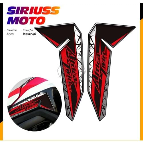 3D Motorcycle Side Tank Pad Protection Decals Case for Honda Africa Twin 2016-2019