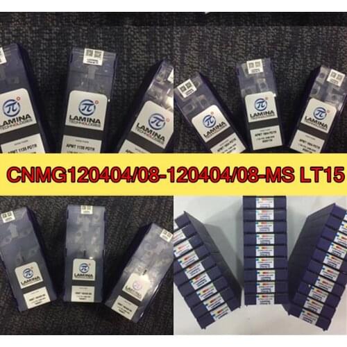 CNMG120404-MS CNMG120408-MS LT15 100% swiss Lamina Carbide insert Processing:stainless steel, Free shipping