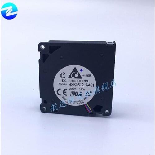 DELTA BSB0512LAA01 5010 0.1A 50*50*10mm DC 12V 4-wire PWM Speed Regulating Blower Cooling Fan