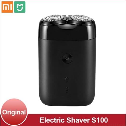 Xiaomi Mijia Electric Shaver S100 USB Type-C Rechargeable Washable Mini Portable Razor Trimmer for Men