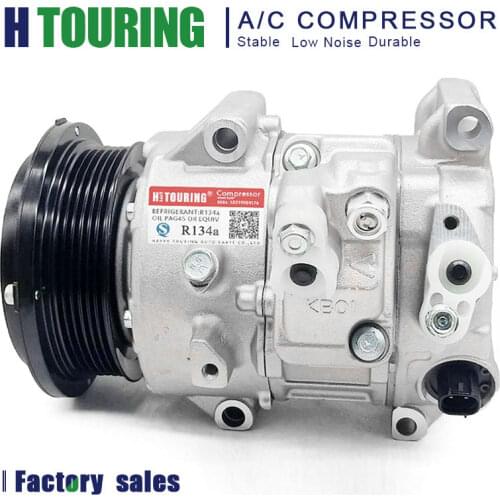 Denso 7SEH17C AC Compressor For Toyota Venza Highlander 2.7L 88310-0T020 88310-48240 88310-48250 883100T020 8831048240 CO20759C