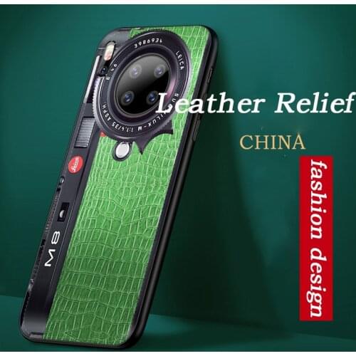3D Leather Relief Camera Cassette Tapes TPU Phone Case for Huawei Mate 30 20 Pro P20 P30 Pro Honor 20 Pro lite Nova 5T Cover