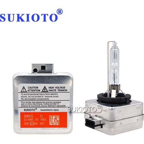 SUKIOTO 5 Pairs D1S D1R D3R D3S Xenon 55W HID Bulbs For Metal Claw Car Headlight D1S D3S HID Lamp 4300K 5000K 6000K 8000K 10000K