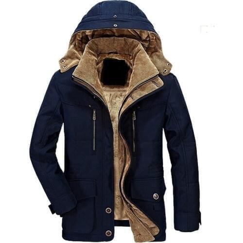 New Minus 40 Degrees Winter Jacket Men Thicken Warm Cotton-Padded Jackets Mens Hooded Windbreaker Parka