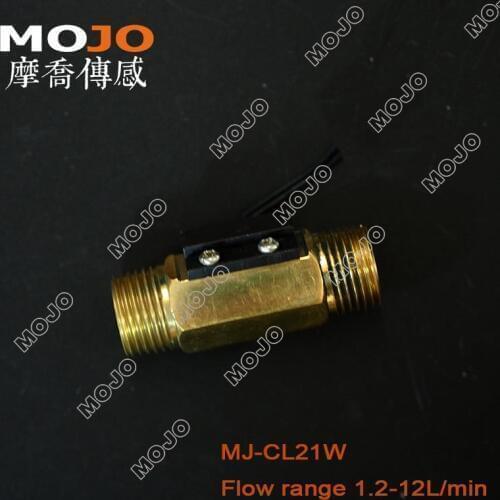 2020 MJ-CL21W G1/2 diameter new technology engine water flowsensor magnetic formula with copper material for solar heater