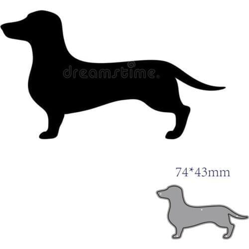 Metal cutting dies cut die mold dog decoration Scrapbook paper craft knife mould blade punch stencils dies