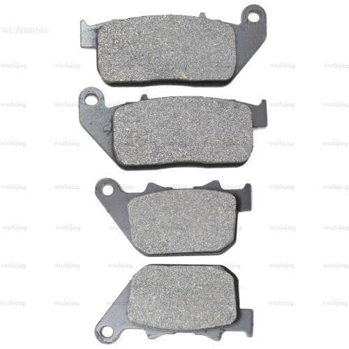 Brake Shoe Pads set fit Harley 1200 V Seventy Two (13) X Forty Eight (11-13) XLC 883 1200 Sportster Custom (04) Front Rear