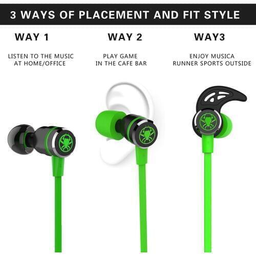 Plextone Small Hammerhead G20 Earphone With Mic In Ear Gaming Headsets Noise Isolation Stereo Comparison for Hammerhead V2 Pro