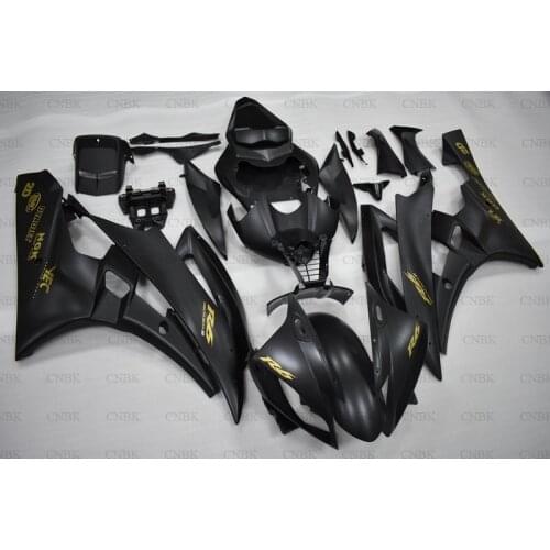 For YZF R6 2006 - 2007 Motorcycle Fairing for YAMAHA YZFR6 2006 matte Black Fairings YZFR6 2007 Body Kits Unpainted