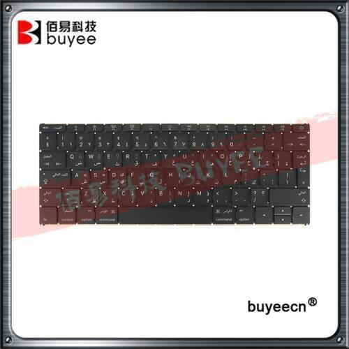 Original 12" A1534 Arabic Keyboards For Macbook Air Retina A1534 AR Keyboard 2016 Year MLHA2 MLHC2 Replacement