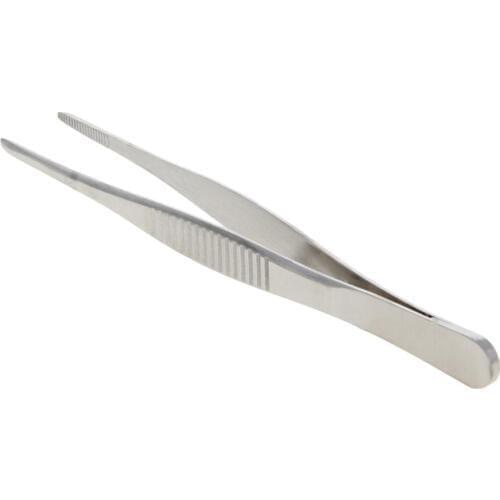 125-300mm Stainless Steel Tweezers Precision Serrated Tips Food Tweezer Tongs Serrated Blunt Tips Kitchen Seafood Tool 1-2pcs