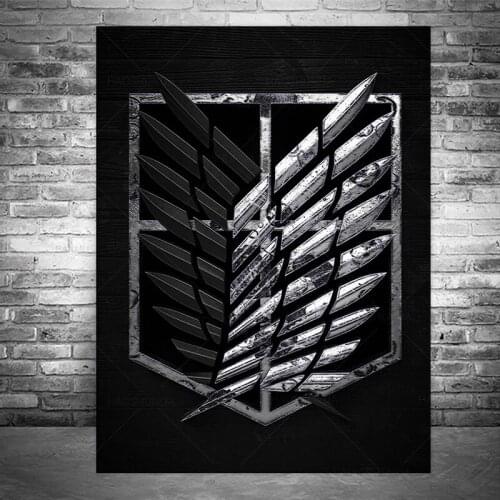 Attack On Titan Posters HD Print Picture Modern Canvas Painting Anime Wall Pictures For Living Room Art Nordic Home Decoration