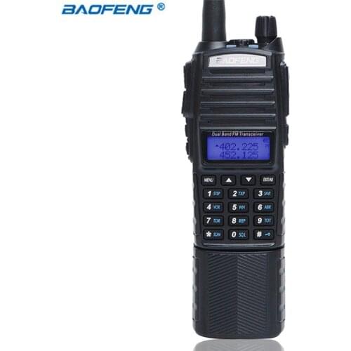 BaoFeng UV-82 Walkie Talkie 5W 3800mah battery Dual Band UV82 Two-way radio powerful Dual Display Dual PTT HAM hunting Radio