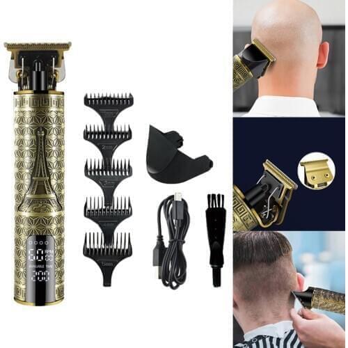 Professional Hair Trimmer Clipper Shaving Machine Hair Cutting Cordless USB Hair Cutting Machine Chargeable Mens shaver