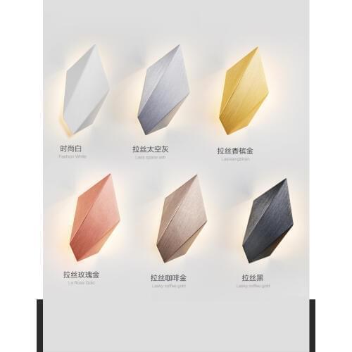Modern minimalist bedroom bedside wall lamp study bathroom aisle stairwell wall lamp creative background wall lamp