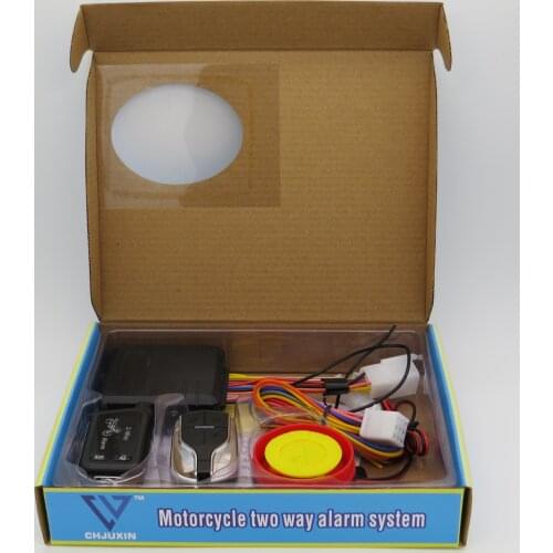 Universal 2-way Anti-theft Alarm For Motorcycles With start Flameout Double Flash Car Search Sensitivity Adjustment